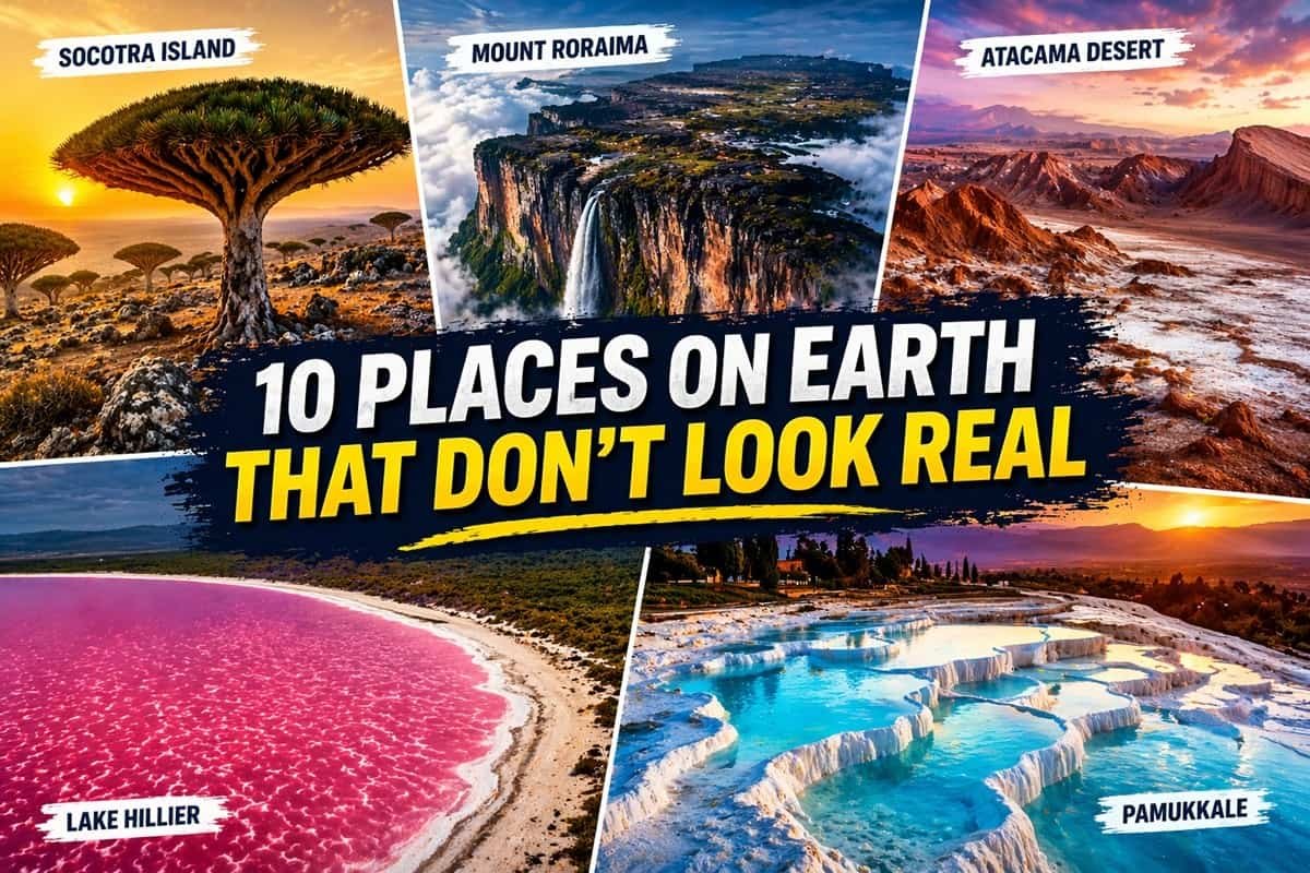 10 places on Earth that don't look real