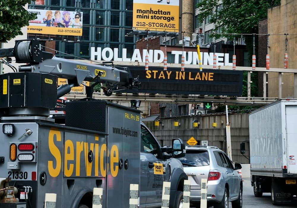 Holland Tunnel in Jersey City, United States