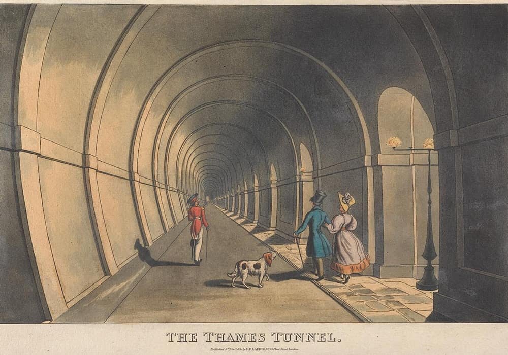 The Thames Tunnel in London, England